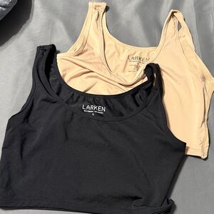 Larken Women's Black and Tan Bras